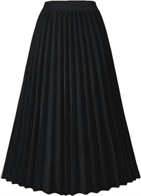 Geegee - Pleated Chiffon Maxi Skirt