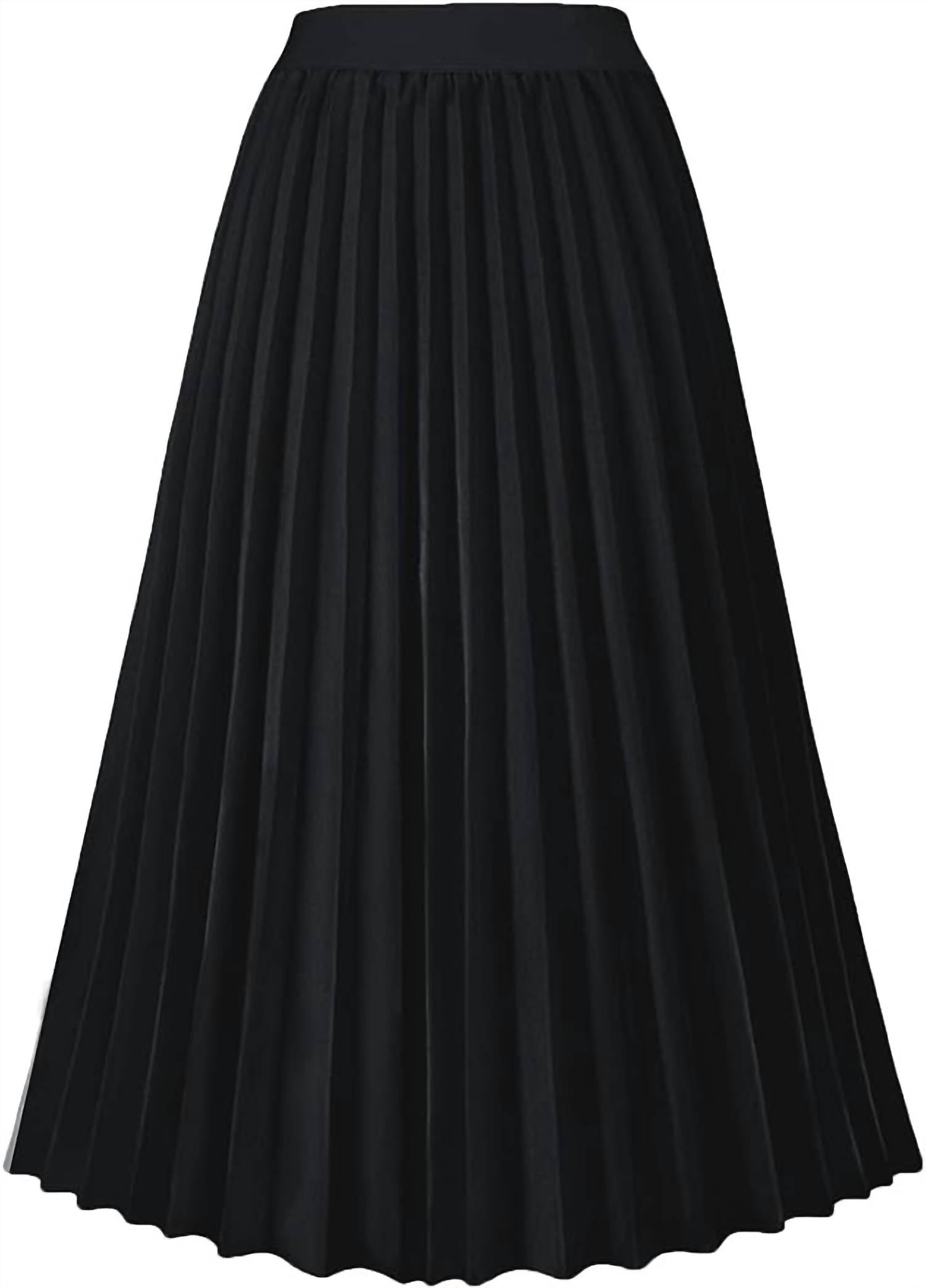 Geegee - Pleated Chiffon Maxi Skirt