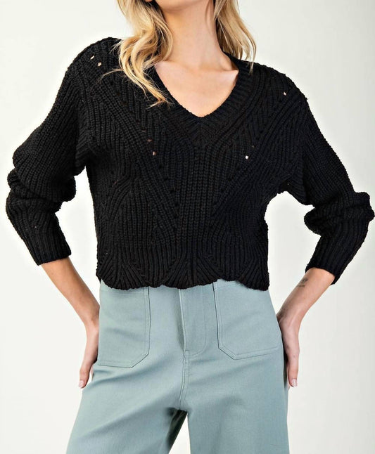 Ee:Some - Cropped Knit Top