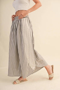 Klesis - Caitlin Dolphin Hem Wide Leg Pants