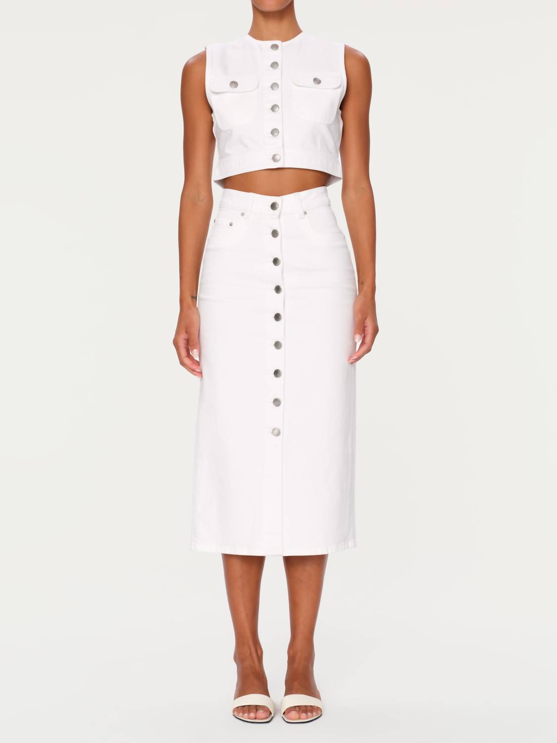 Dl1961 - Women'S - Lexie High Rise Skirt Button Front