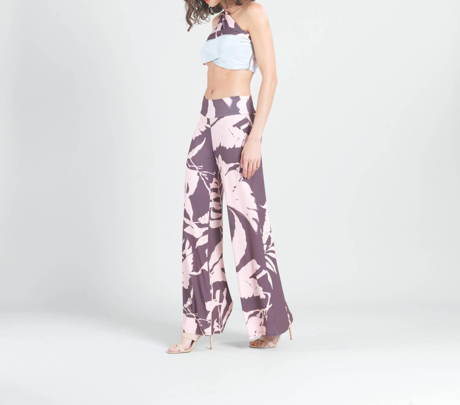 CLARA SUNWOO Palazzo Pants in floral coco - women's pants - alternate view