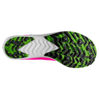 BROOKS Women's Draft Xc Spike in pink glow green black - women's shoe - view 4