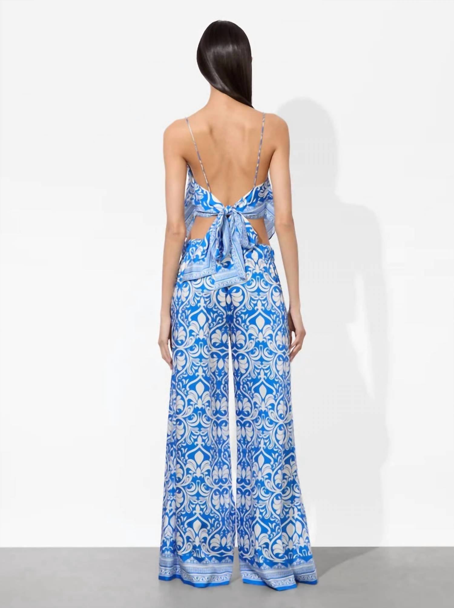 Alice + Olivia - Keegan Pull On Wide Leg Pant