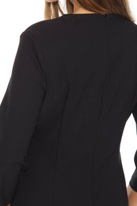 Joseph Ribkoff - Womeno's Lace-up 3/4 Sleeves A-line Dress
