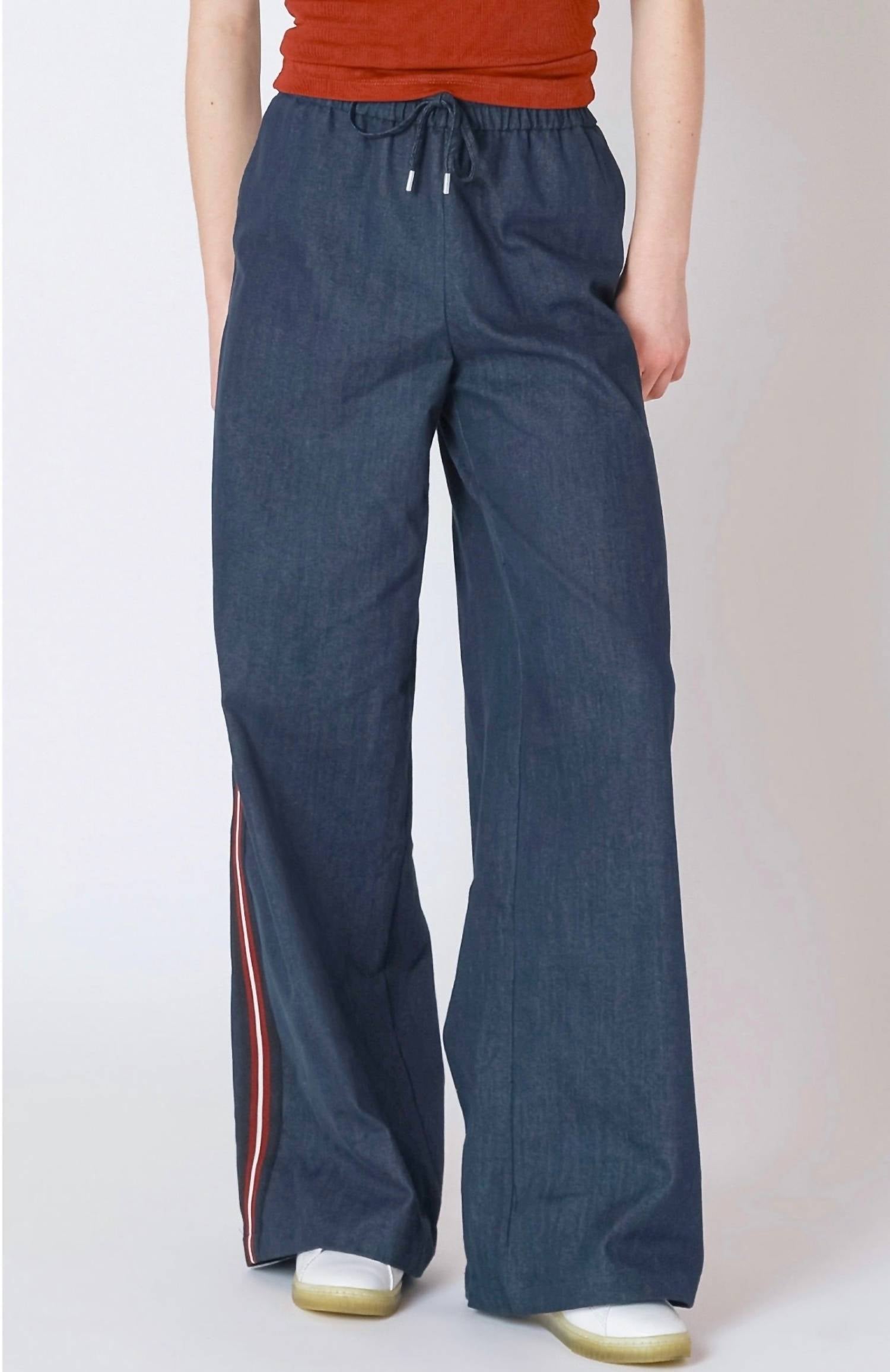 Dex Clothing - Side Stripe Wide Leg Jeans