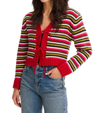 Allison New York - Hailey Striped Cardigan