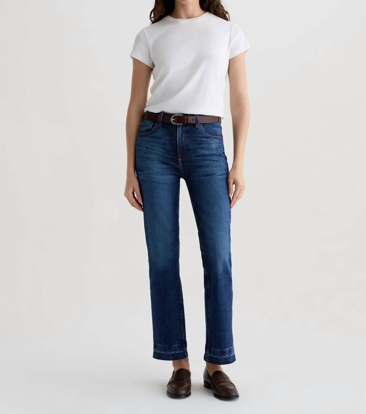 Ag Jeans - Brinley Mid-rise Straight Jeans