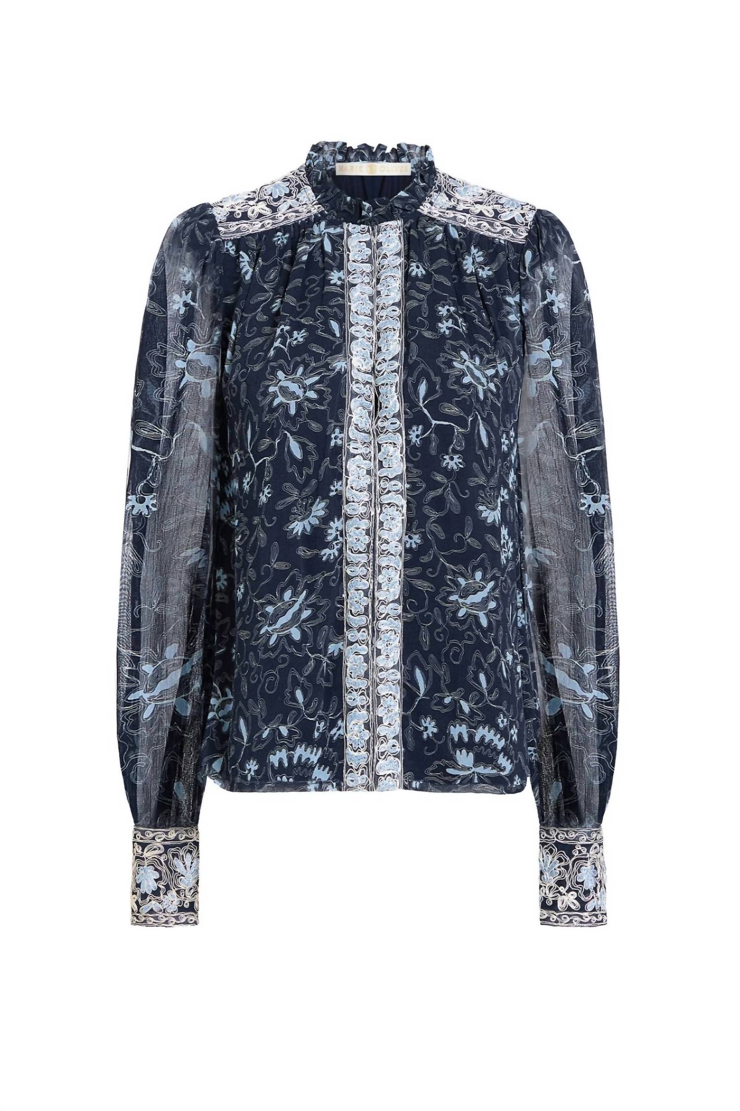 Marie Oliver - Brielle Ruffle Blouse