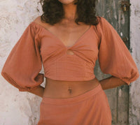 Billabong - Del Sole Puff Sleeves Top
