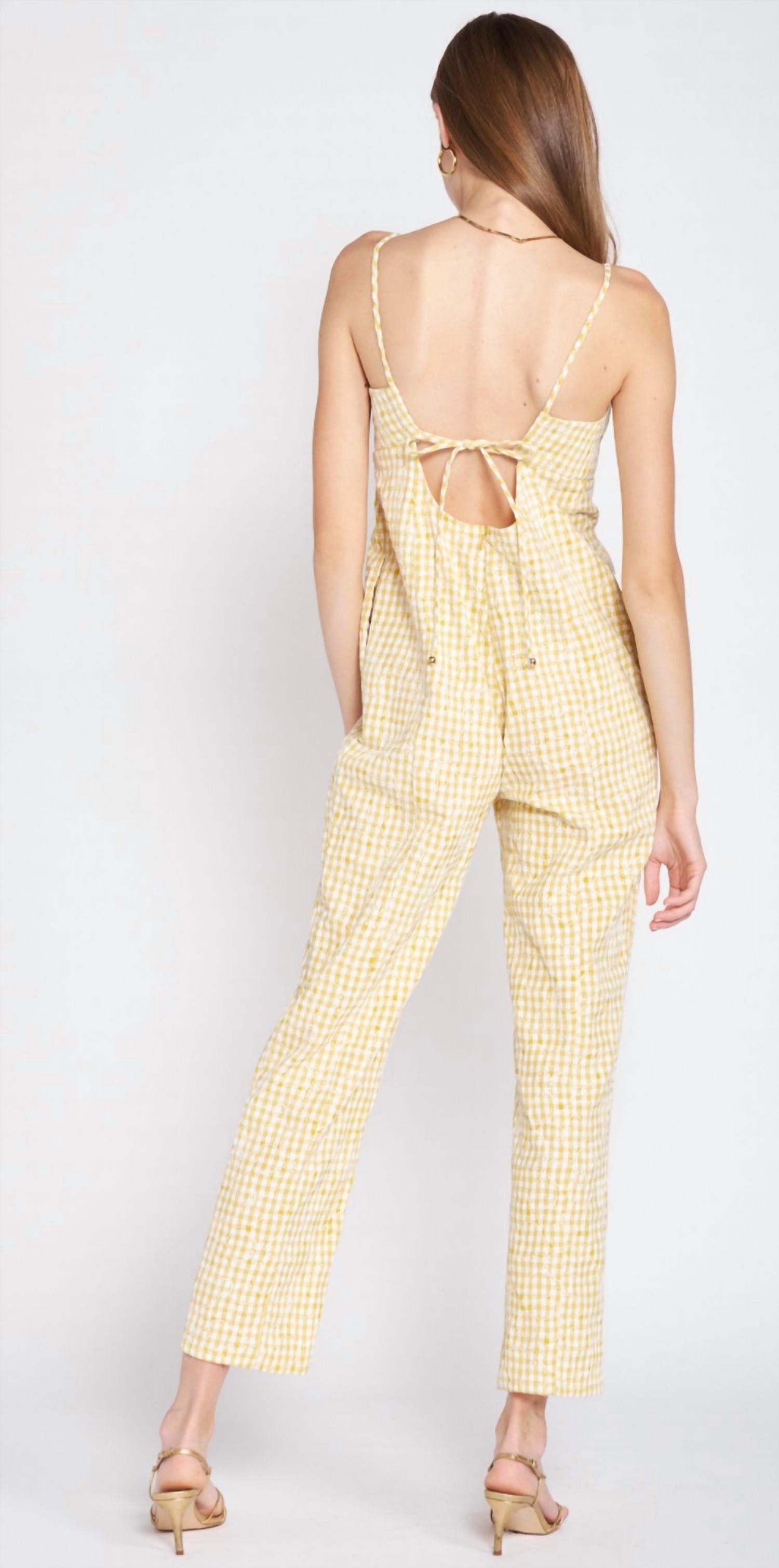 En Saison - Linen Blend Jumpsuit