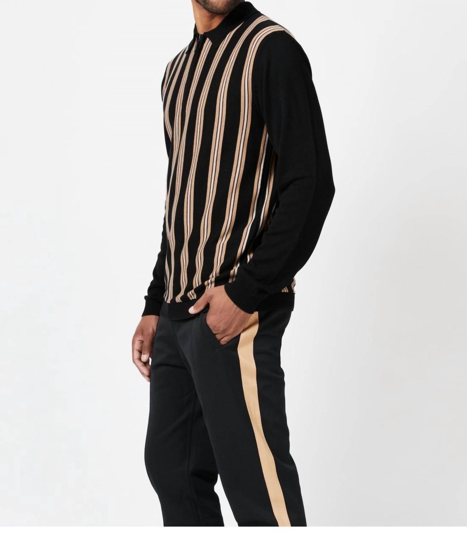 4Funkyflavours - Tigerbastard Long Sleeve Knit Polo