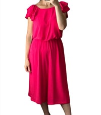 Vince Camuto - Blouson Crop Ruffle Sleeve Jumpsuit