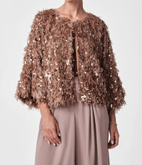 Trina Turk - Oller Cropped Faux Fur Coat