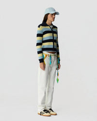 Guest In Residence - Kirby Striped Cable-knit Jacket