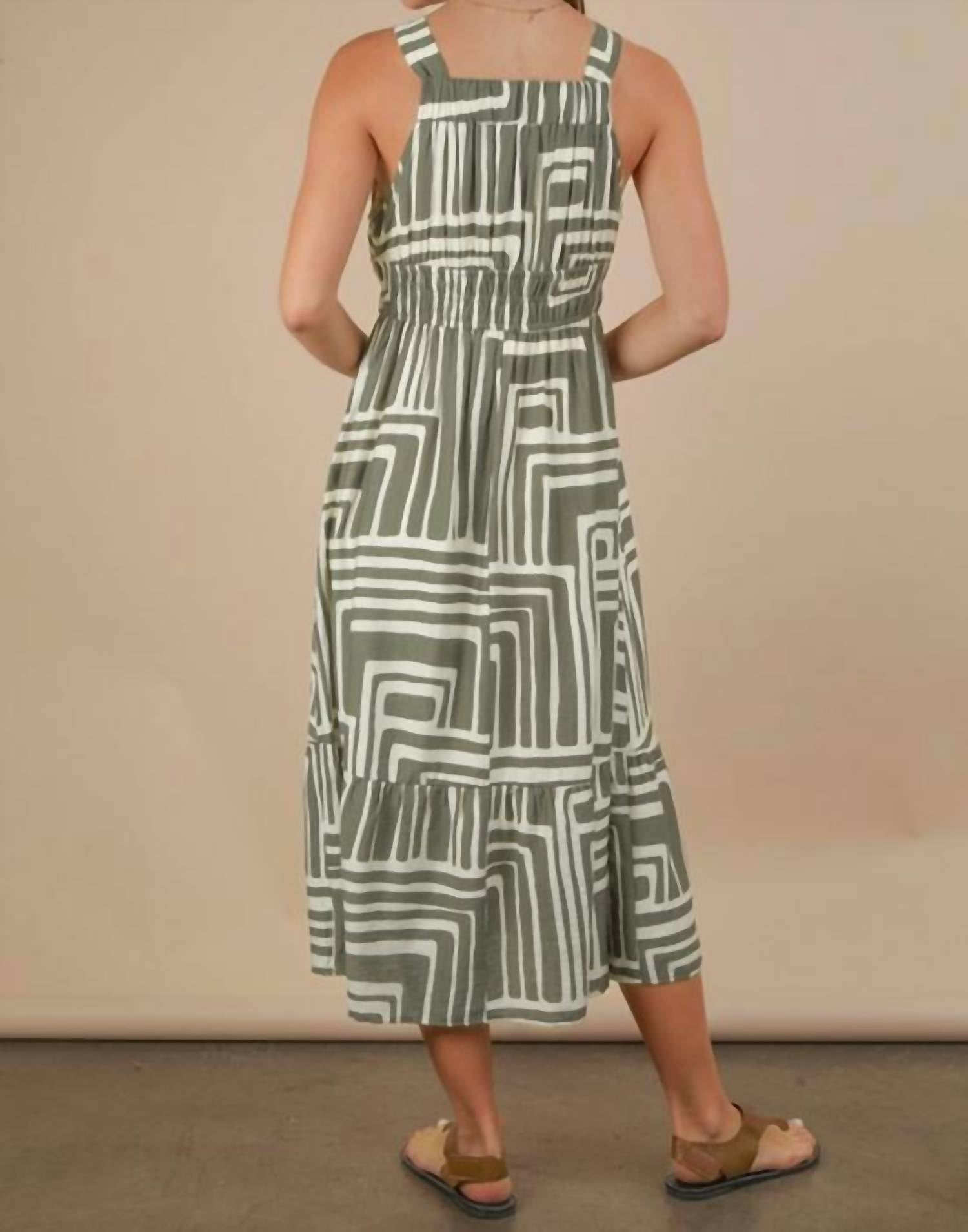Very J - Printed Maxi Dress