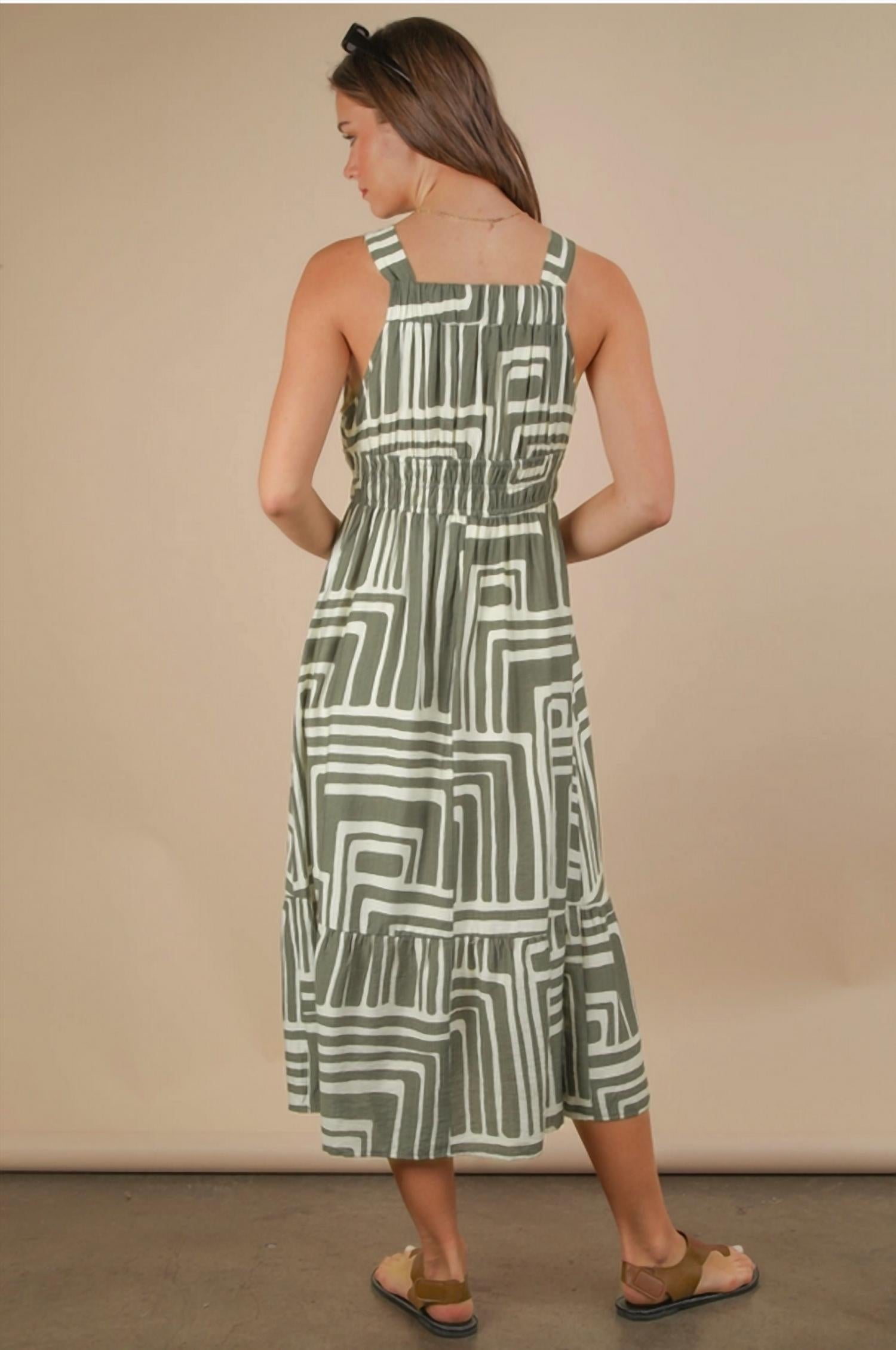 Very J - Printed Maxi Dress