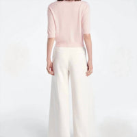 Favorite Daughter Bonnie Top in blush pink - women's t-shirt - detail view