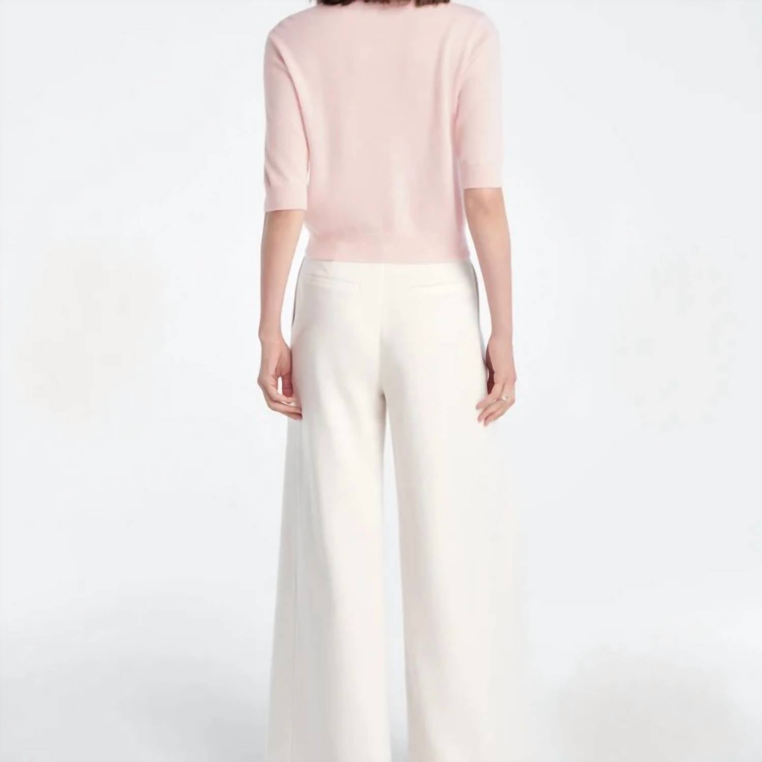 Favorite Daughter Bonnie Top in blush pink - women's t-shirt - detail view