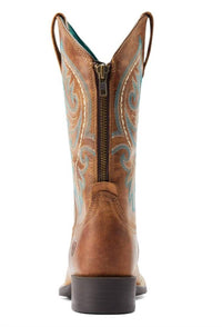 Ariat - Womens Round Up Zip Back Boot
