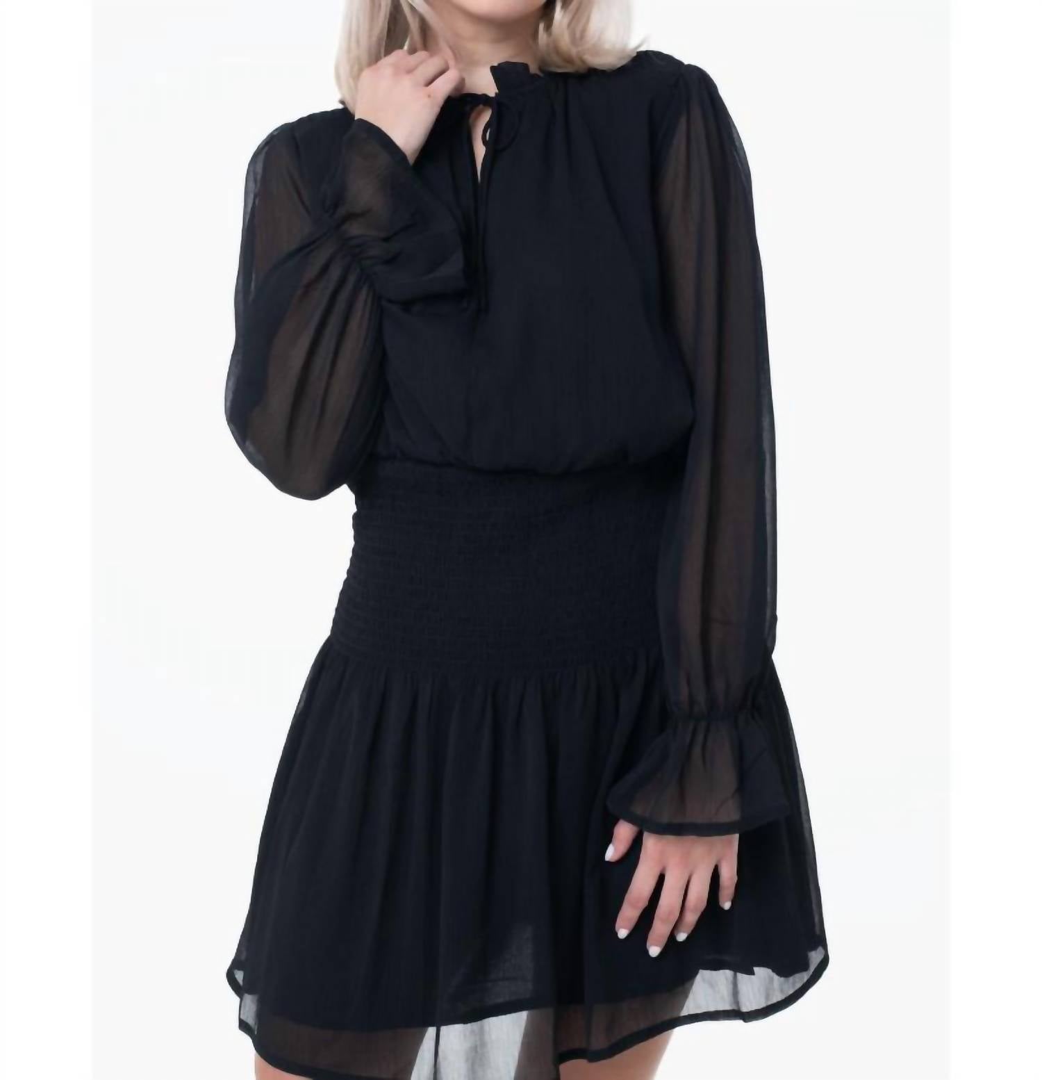 MOLLY BRACKEN Selene Cocktail Dress in black - women's dress