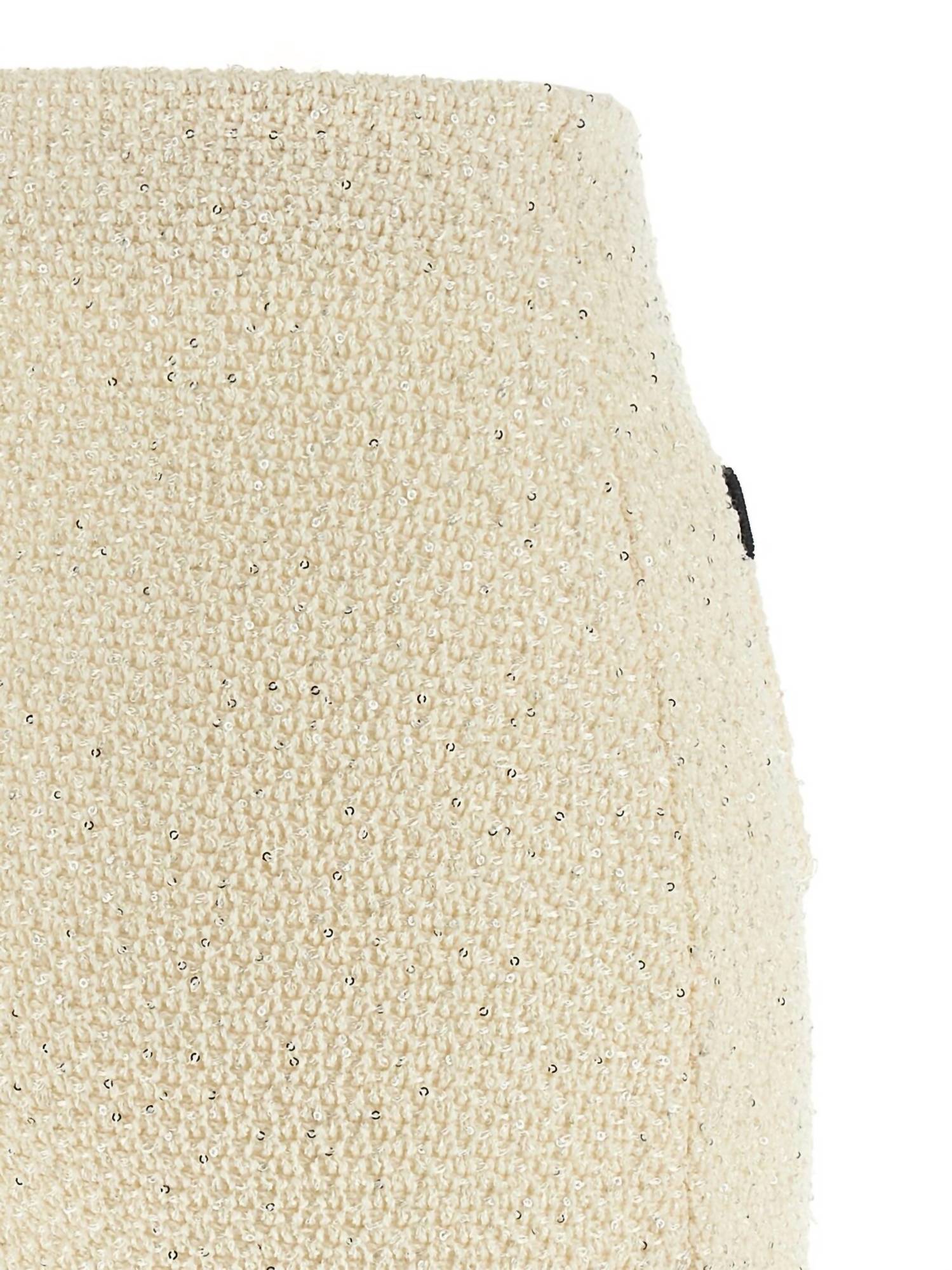 Self-Portrait - Women's Sequin Mini Skirt