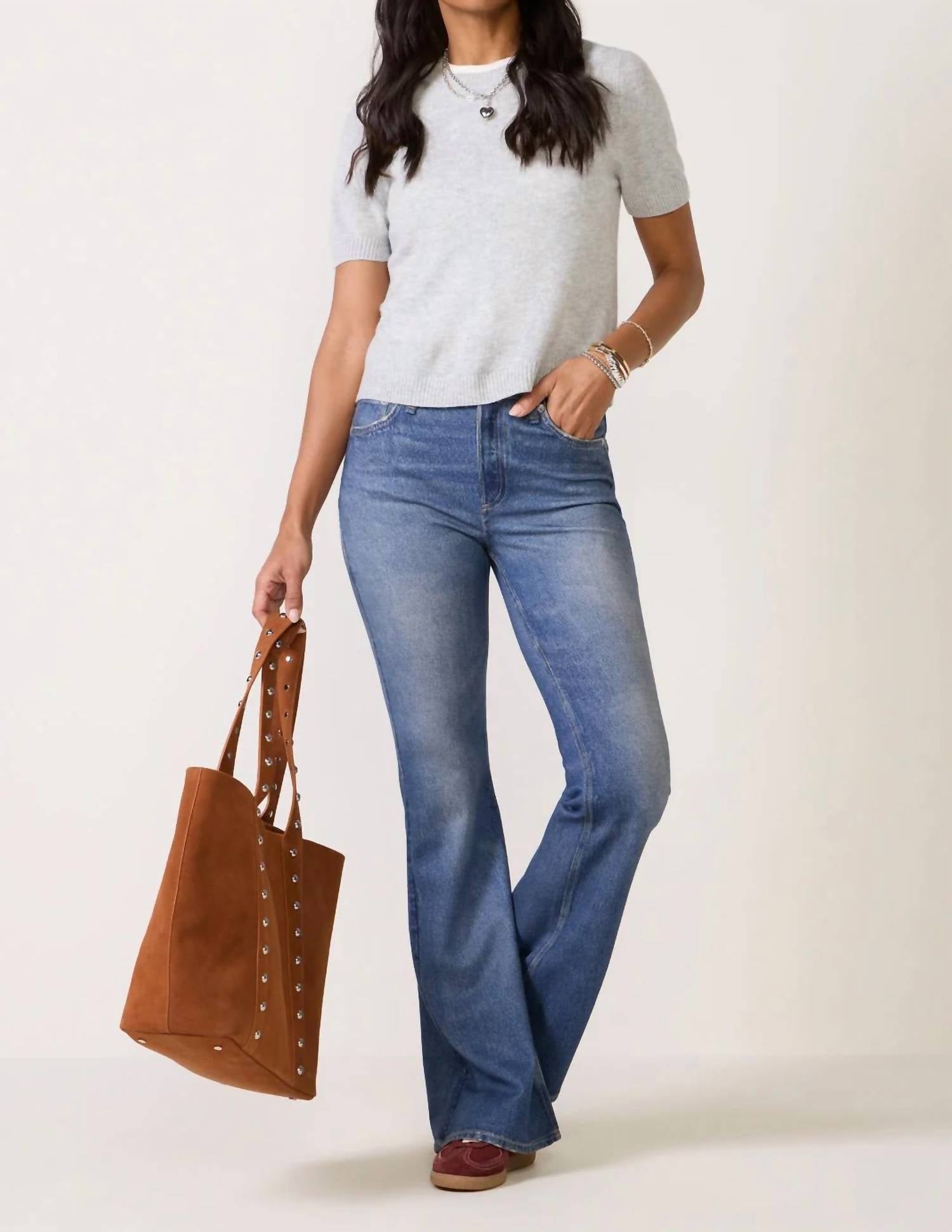 Rag & Bone - Miramar Ponte Dahlia Bootcut Jeans