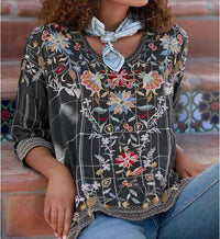 Johnny Was - Embroidered Sienna Blouse