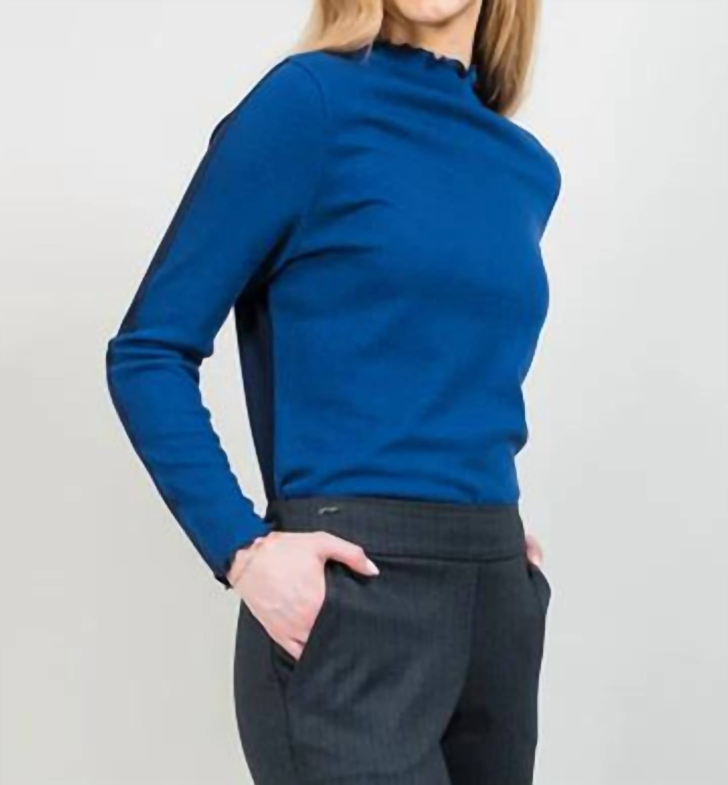 Trisha Tyler - Two toned ribbed top