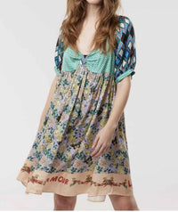 Me369 - JOSIE PUFF SLEEVE DRESS