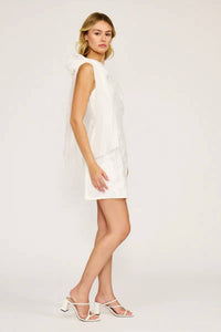 Lucy Paris - Mercy One-shoulder Bow Dress