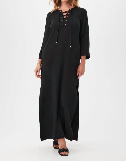 Trina Turk - Catamaran 3/4 Sleeve Maxi Dress