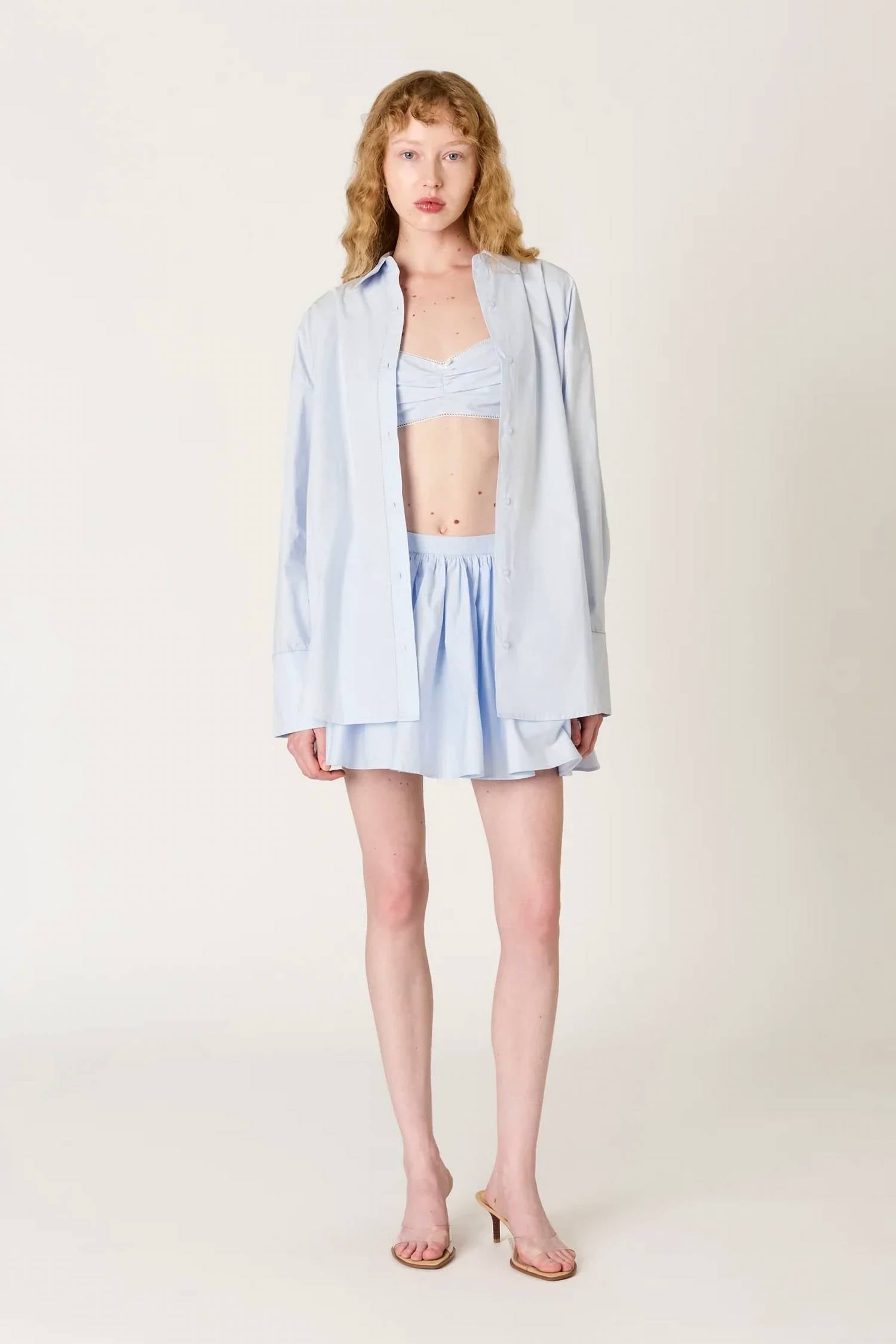 Nia - Bea Long Sleeve Button Down Shirt