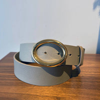 B-LOW THE BELT Women's Olivia Belt in beige gold - women's accessory