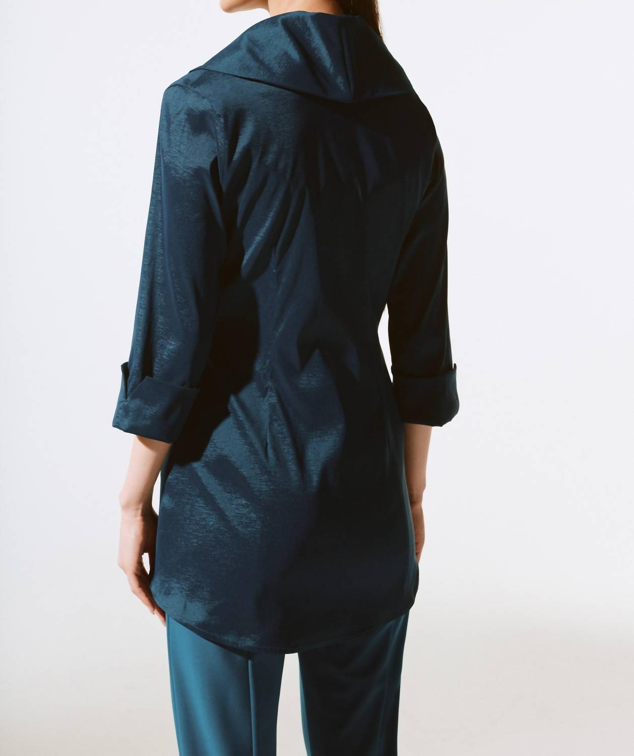 Joseph Ribkoff - Stretch Taffeta Front Tie Cover Up