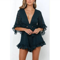 Saints + Secrets - Mykonos Ruffle Romper