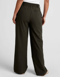 Beyond Yoga - Status Pleated Wide Leg Trouser