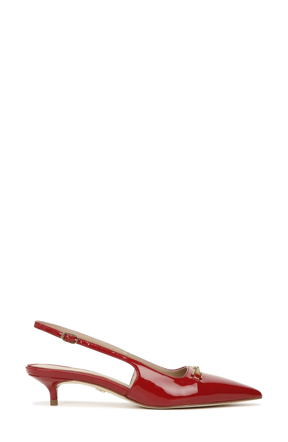 Sam Edelman - Women's Fitzgerald Pointed Toe Slingback Kitten Heeled Pumps