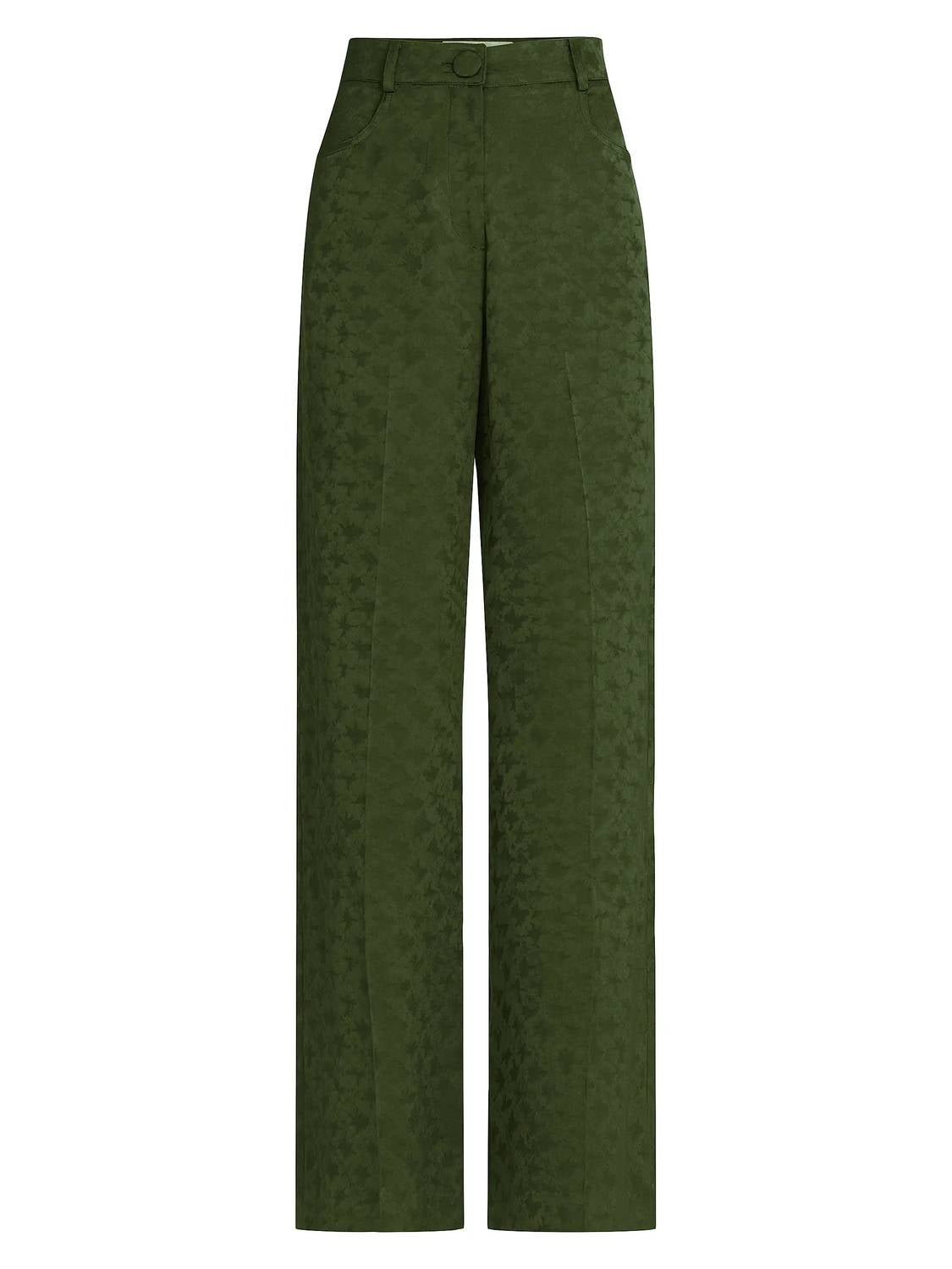 Silvia Tcherassi - Emine Jacqaurd Straight Leg Pants