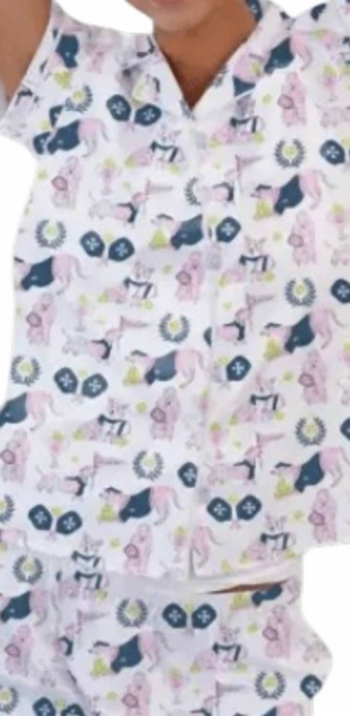 Toss Designs - Pajama Top And Shorts Set