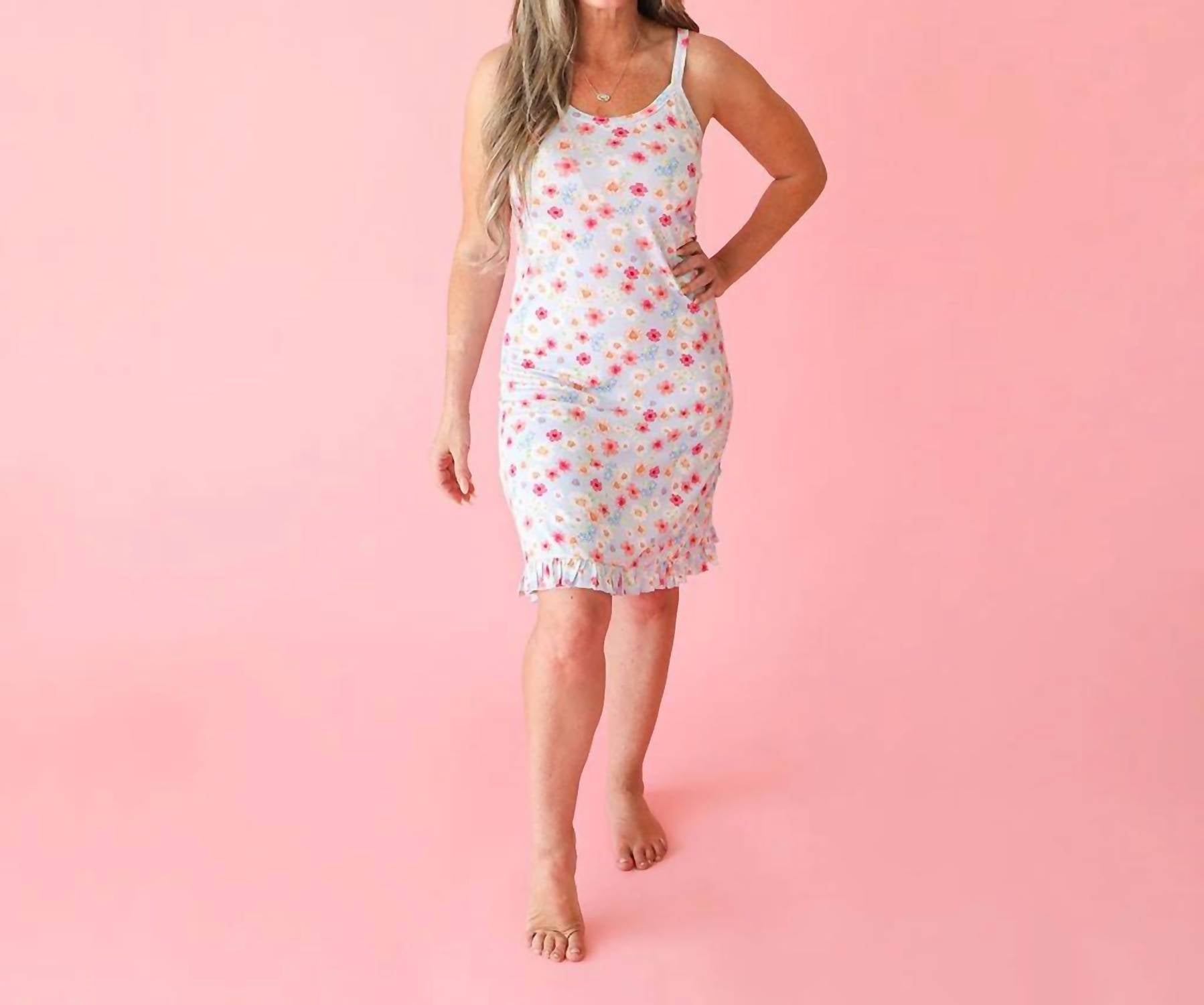 Posh Peanut - Women's Spaghetti Slip Mini Dress