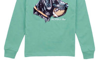 Properly Tied Boys' Long Sleeve Tee in ivy good catch - kids' long sleeve top