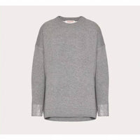 Valentino - Embroidered Wool And Stretch Viscose Sweater