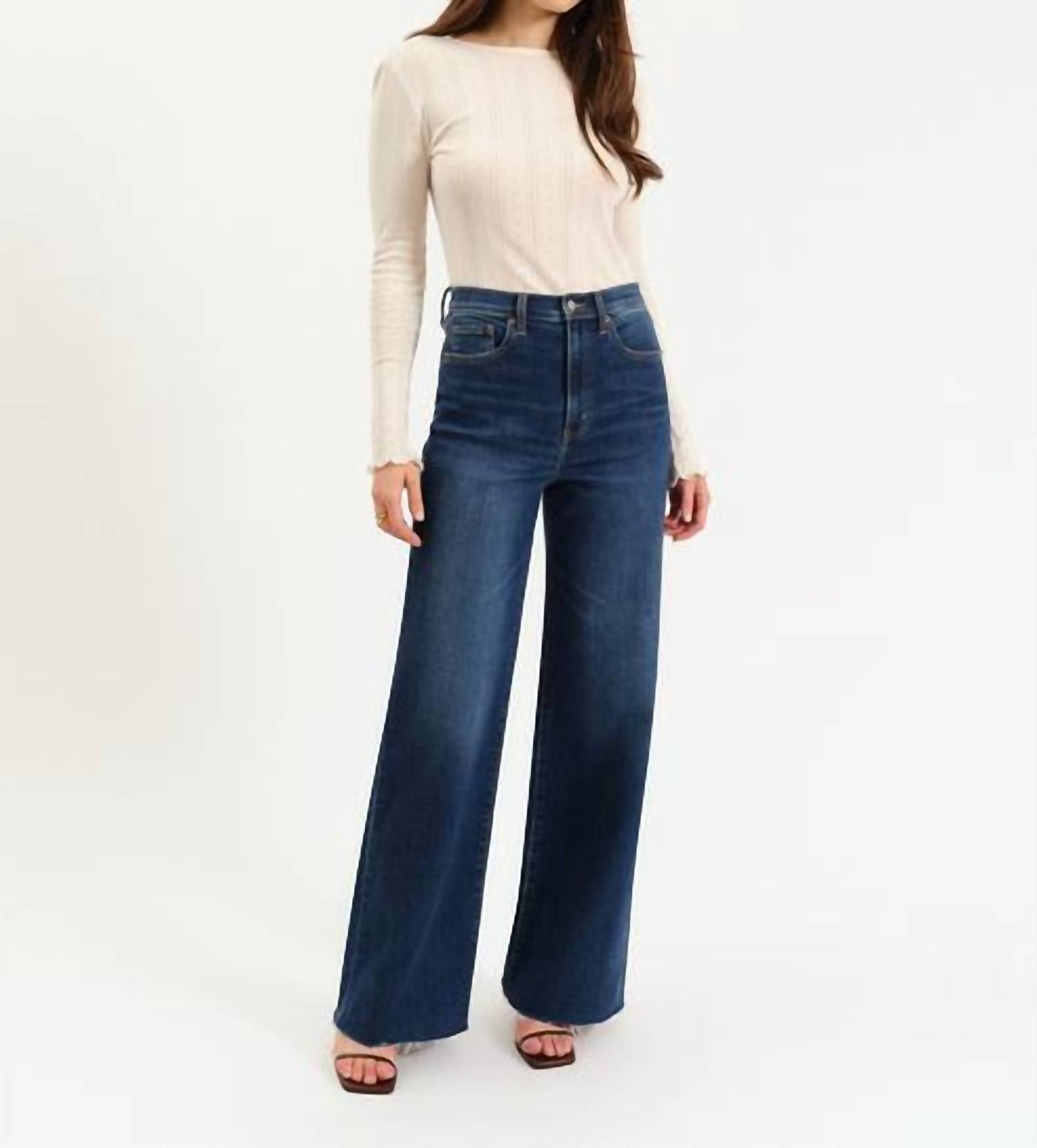 Daze - Far Out High Rise Wide Leg Jeans