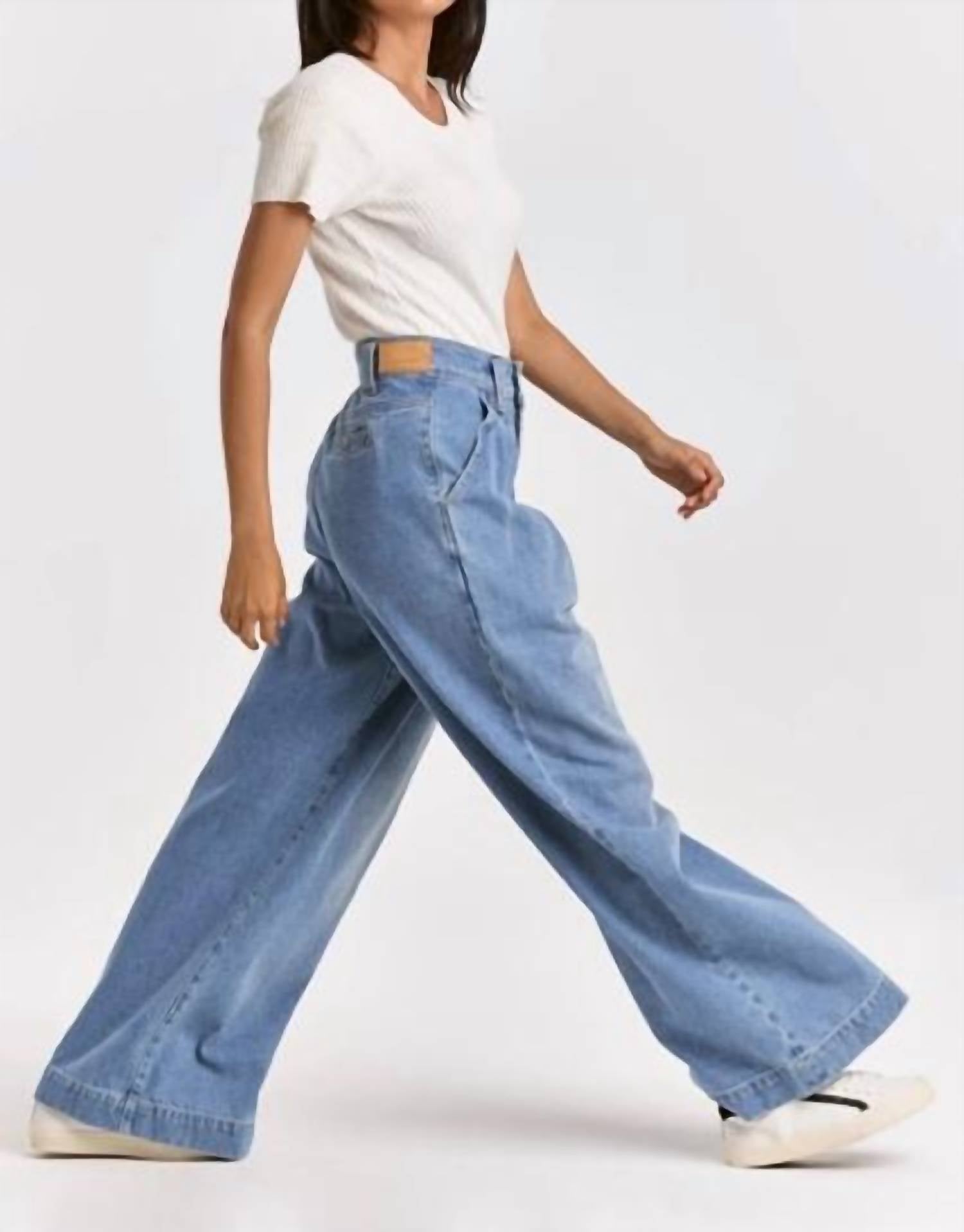Dear John Denim - Lanee Super High Rise Wide Leg Jeans