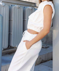 Art & Love Usa - Contrast Wide Leg Pant