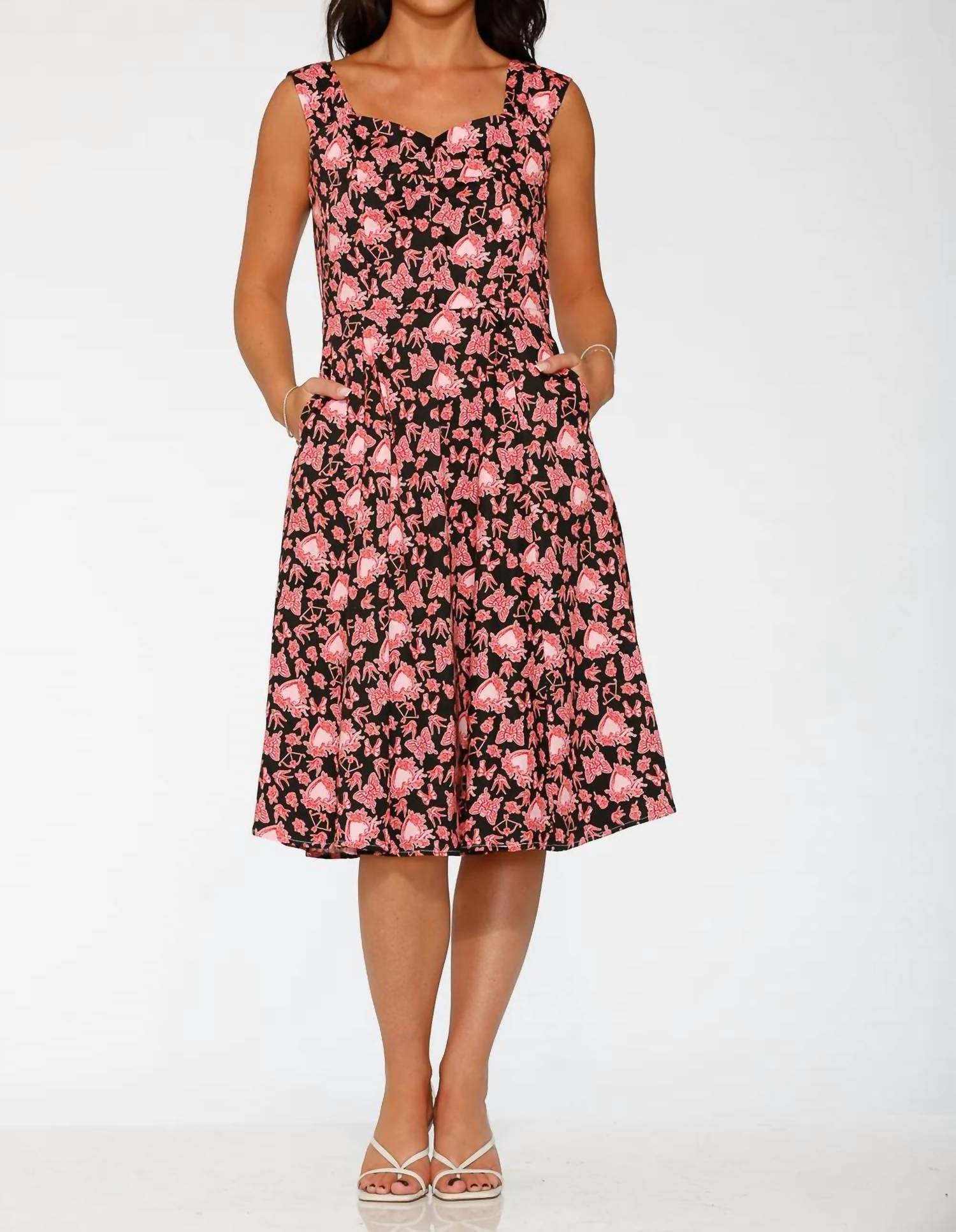 Orchid Bloom - Heart Angel Swing Dress