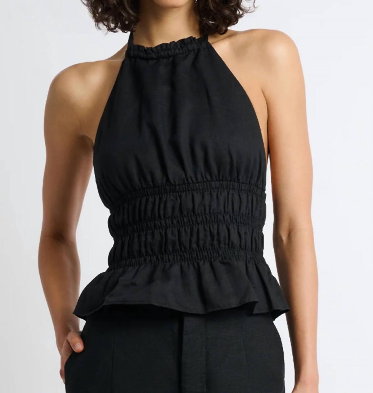 Onia - Smocked Halter Top