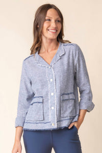 Habitat - Linen Solid Summer Breeze Jacket