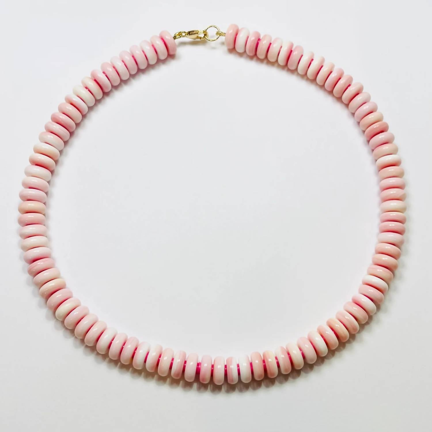 Theodosia - Women's Conch Necklace With Spacers